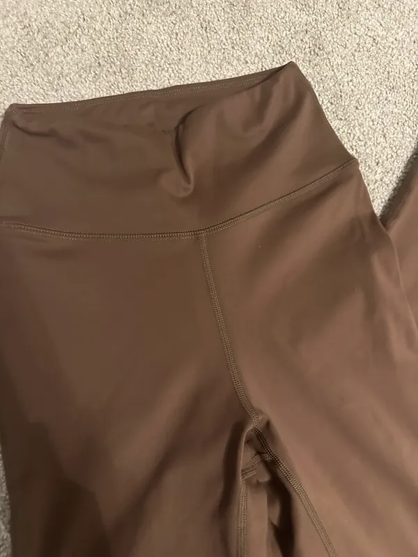Flare Leggings Brown - Image 2