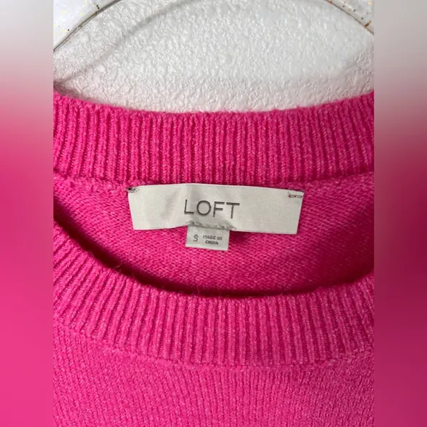 LOFT Soft Knit Crewneck Sweater Size S - Image 4
