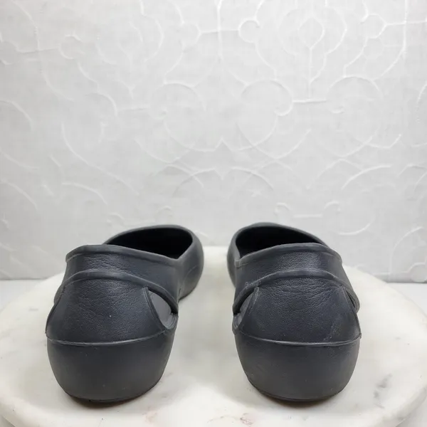 Crocs Laura Ballerina Ballet Flats Womens 10 Black Slip On Comfort Lightweight - Image 6
