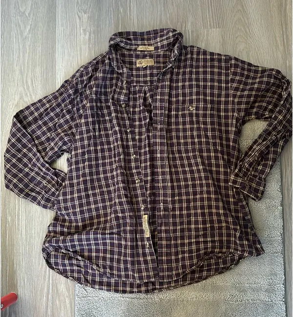 Lord and Taylor Purple flannel - Image 2