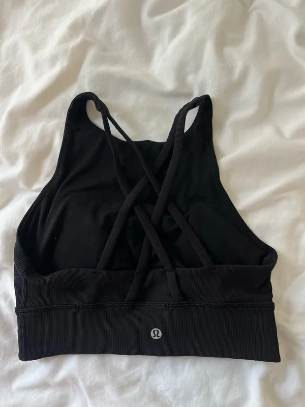 Lululemon High Neck Long Line Bra - Image 4