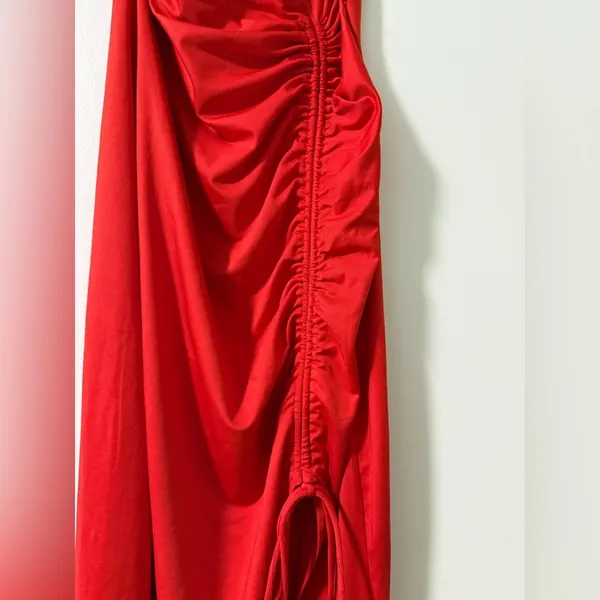 NWT Hello Molly Red Ruched Dress Size S - Image 7