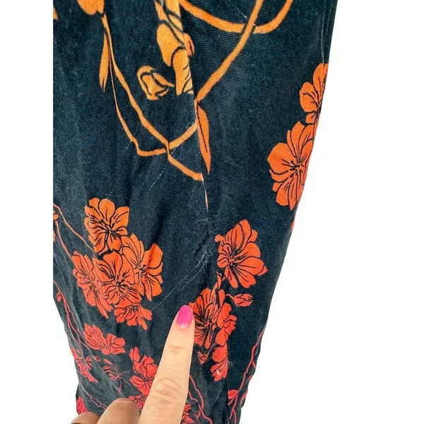 Anthropologie Conditions Apply Floral Maxi Slip‎ Dress XS Tropical Ombre Resort - Image 7