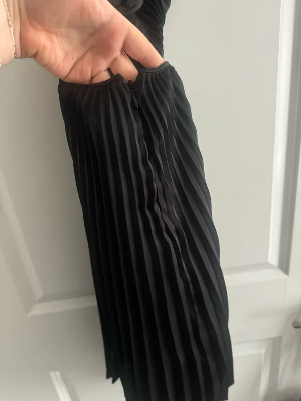 A.L.C Ari Mini Dress Black - Image 8