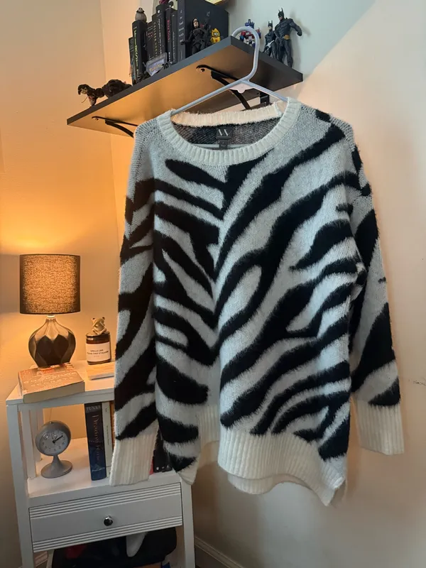 Worthington Zebra Print Sweater - Image 2
