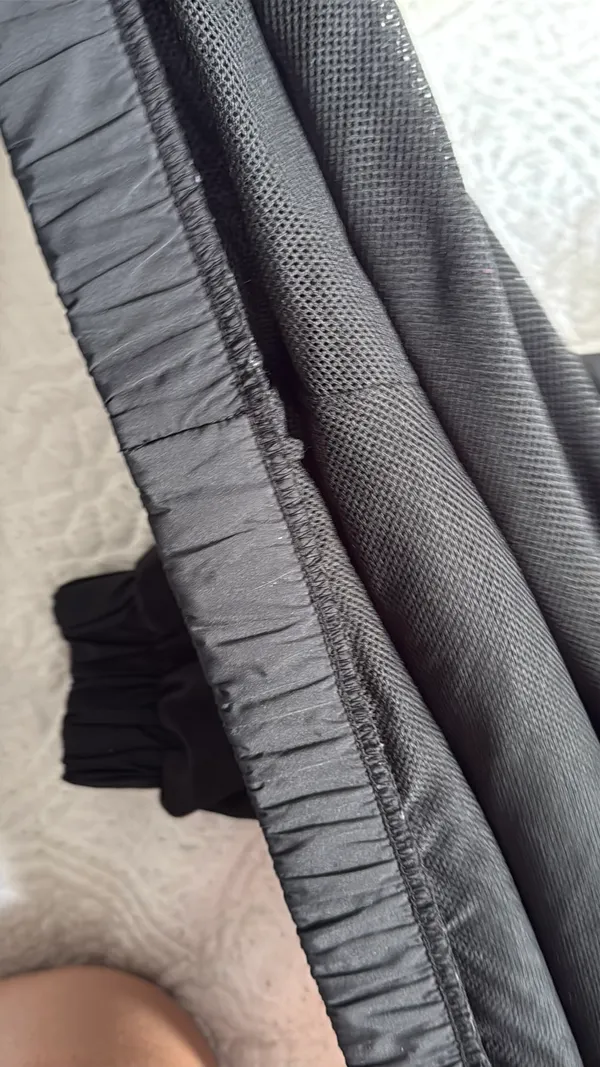Cropped Forever 21 black rain jacket  - Image 3