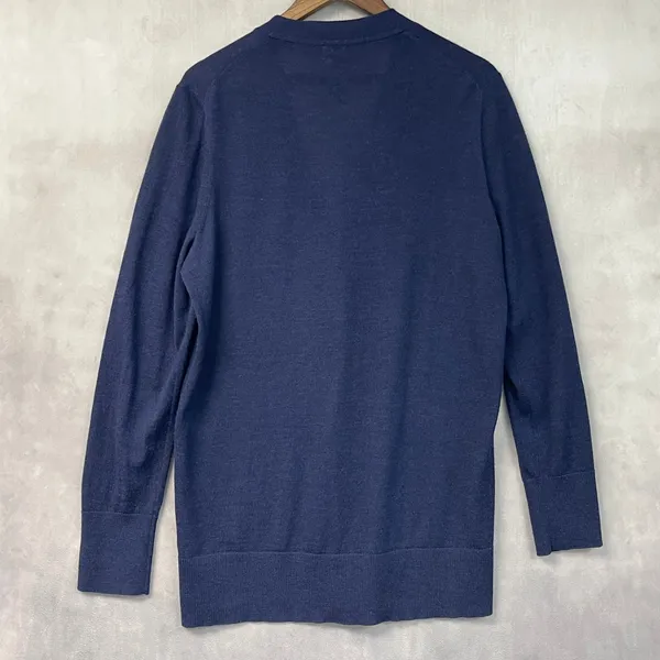 GAP Womens Merino Wool Cardigan Sweater Size XL Tall Academia Preppy Layer - Image 2