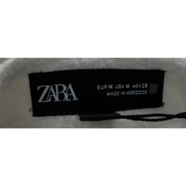 ZARA 2025 Collection Boucle Ecru Skort M 8-10 NWT - Image 2