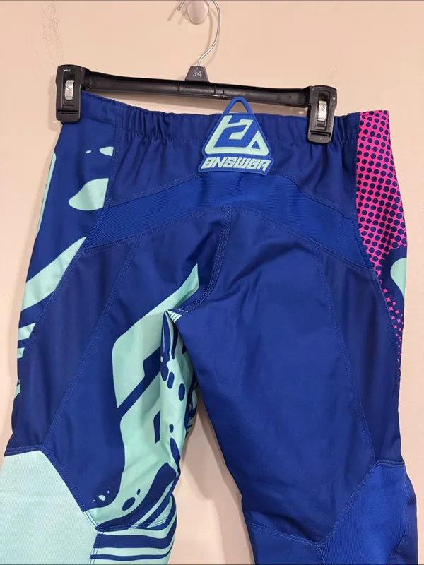 Answer Racing Answer Racing Syncron Flow Pants Motocross Streetstyle size 4 Blue - Image 10