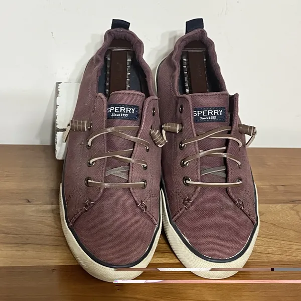 Sperry Top-Sider Women's Pier View Low Top Fashion‎ Sneakers Maroon Size 9 M - Image 3