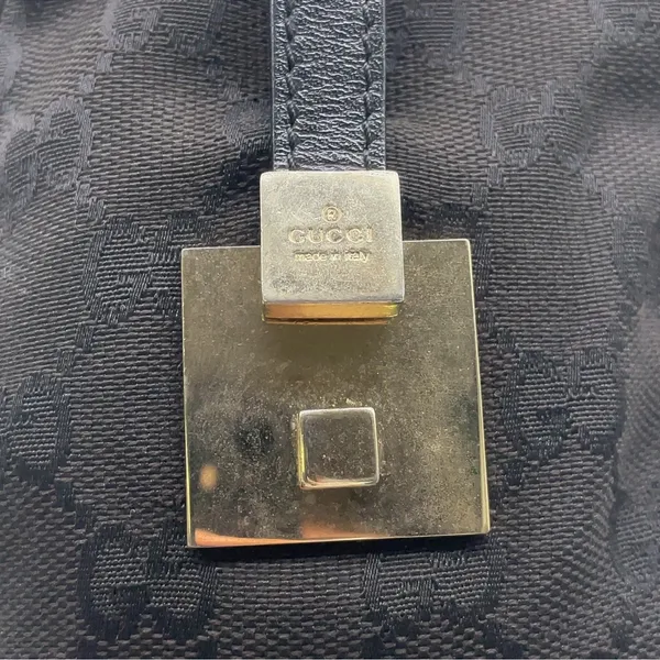 Gucci mini Boston bag canvas and leather - Image 14
