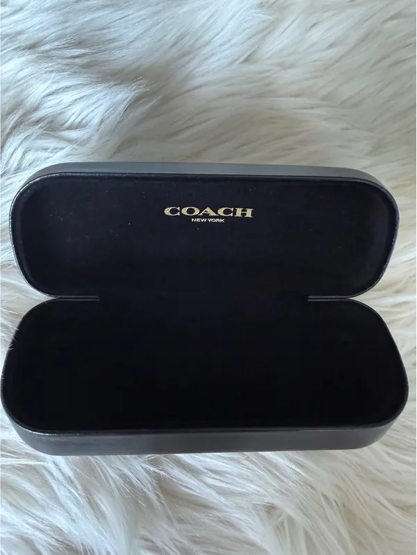 Coach Black Hard Eyeglass Case - Image 3