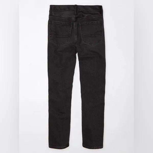 American Eagle Vegan Leather Ankle Straight Jean Size 4 Short New with tags - Image 6
