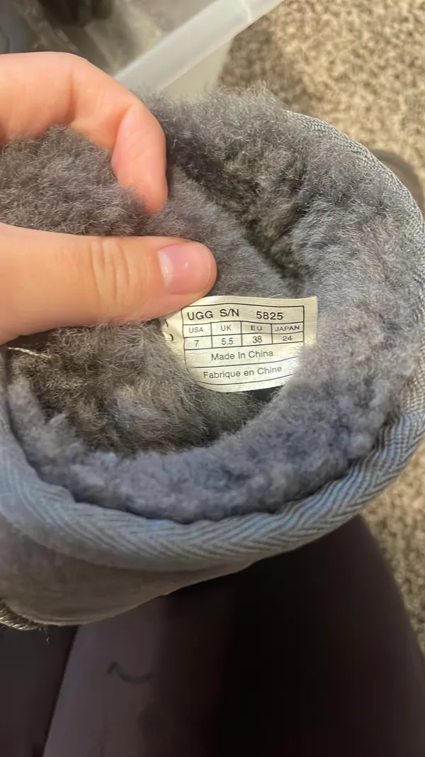 Women’s Grey UGG Boots - Image 3