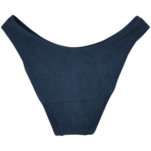 J. Crew‎ Textured curved-waist cheeky bikini bottom in Navy L NWT - Image 3