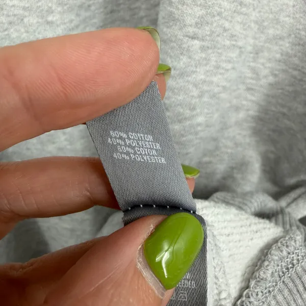 Aerie Sweatshirt Women XL Grey Oversized Raglan Sleeve Pullover Cozy Minimalist - Image 7
