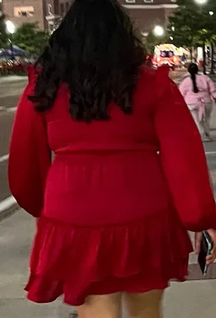 Red Boutique Dress - Image 3
