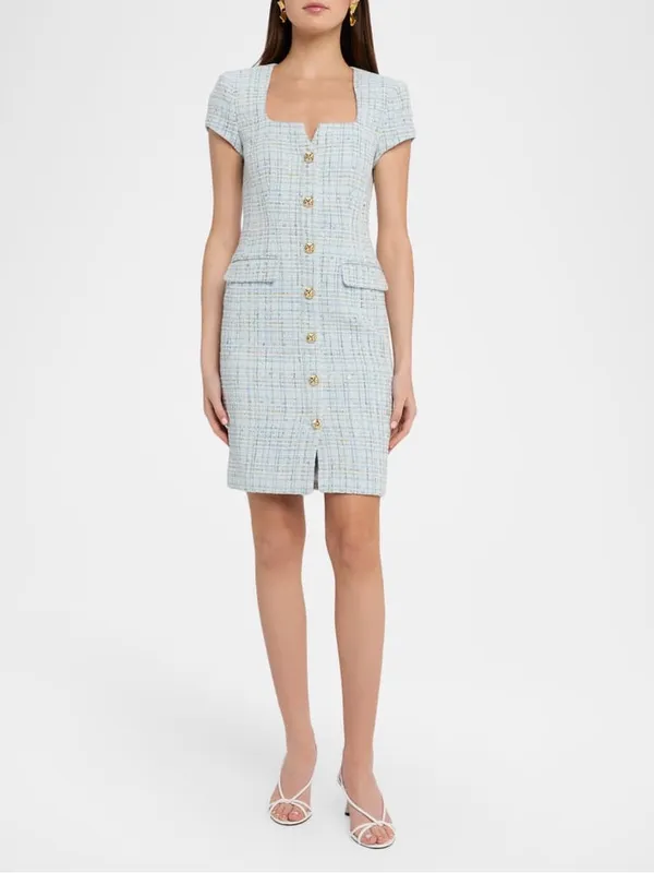 Generation‎ Love NEW!! Blue Sierra Tweed Dress - Image 14