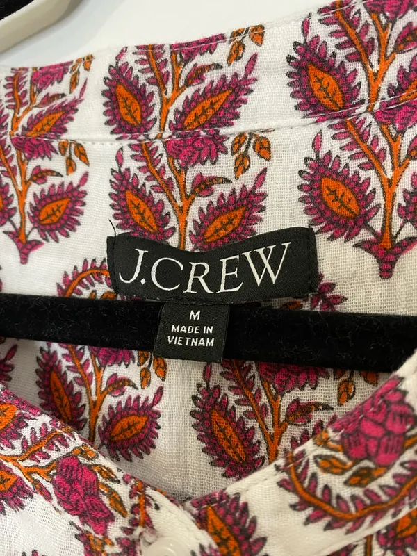 J.Crew Gauze Sleeveless Paisley Top - Image 6