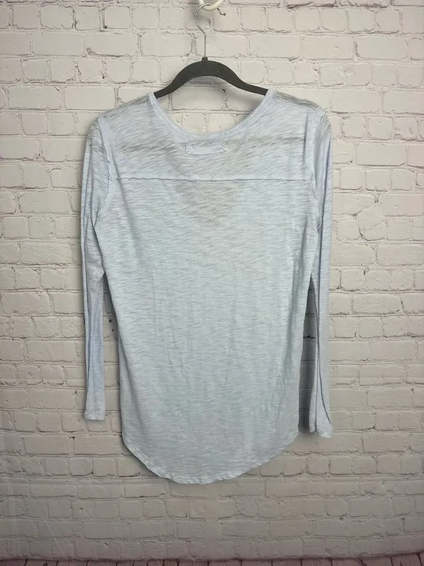 We the free XS light blue long sleeve free people coastal v neck tunic - Image 6