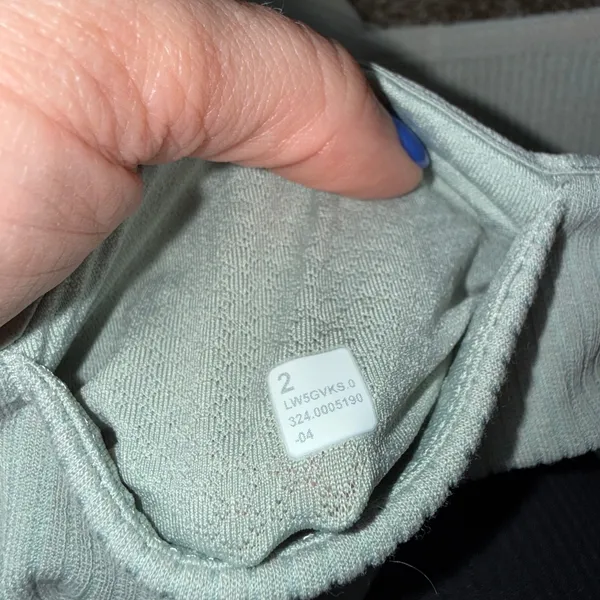 Lululemon Groove Super High Rise Flared Pants‎ Womens 2 Sage Green Ribbed Nulu - Image 4