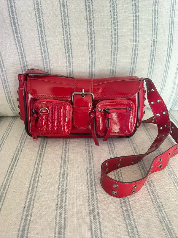 Free People High Speed Crossbody Bag in Red Lip - Image 2