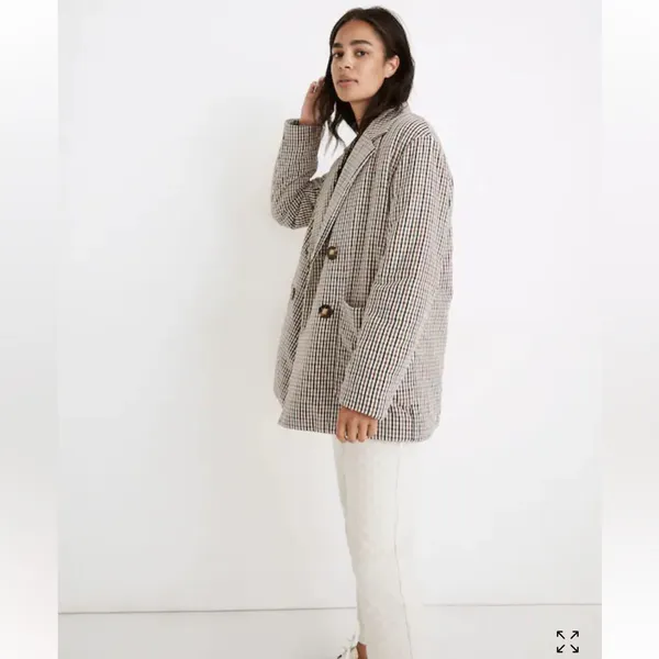 MADEWELL‎ Padded Plaid Jacket size Small NB250 Oversized - Image 10
