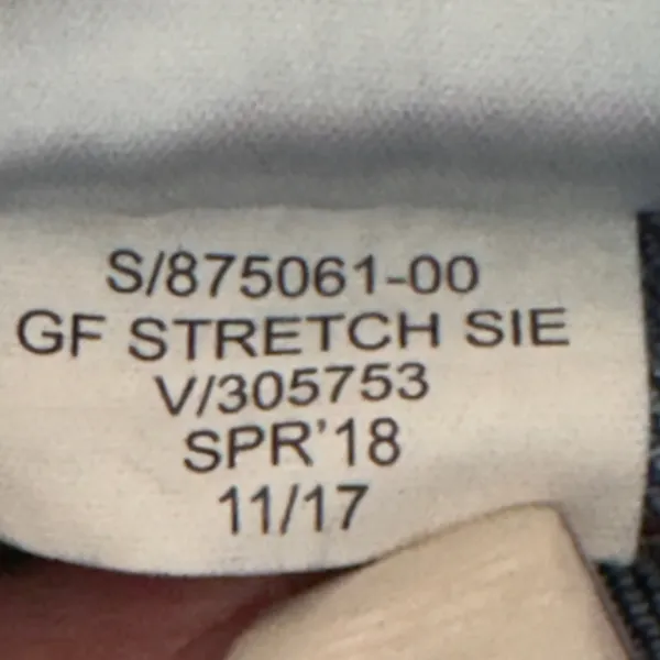 3210 | Banana Republic Girlfriend Raw Hem Straight Leg Jeans Blue Women 30 - Image 9