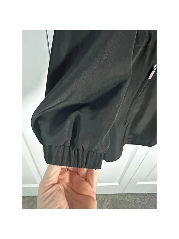 Canvas Black & Beige Utility Jacket 1X - Image 6