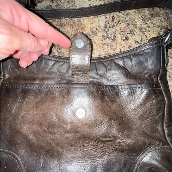 Frye medium leather should bag - Image 6