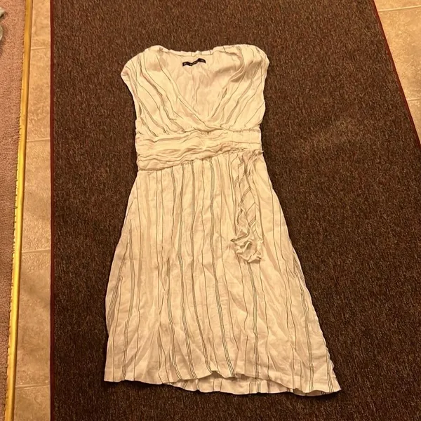 Zara white stripe dress smal‎ - Image 3