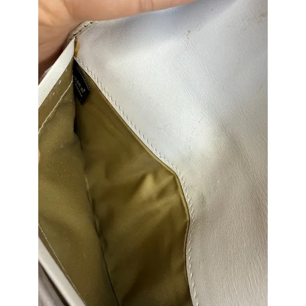 COACH Brown White Signature Canvas Wallet - Image 9