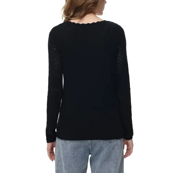 Frye Women's Pointelle button front Cardigan nwt - Image 4