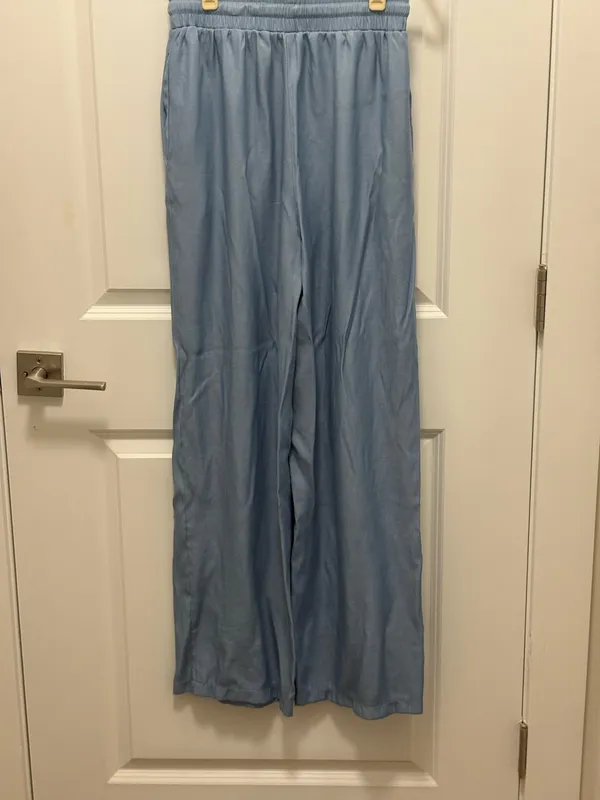 Pink Lily Mia wide leg pull on pants - Image 7