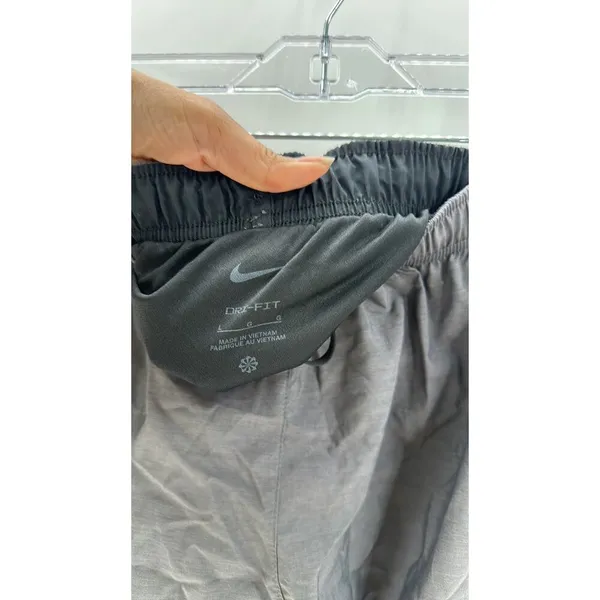 Nike Dri Fit back gray running shorts athletic performance size L - Image 5