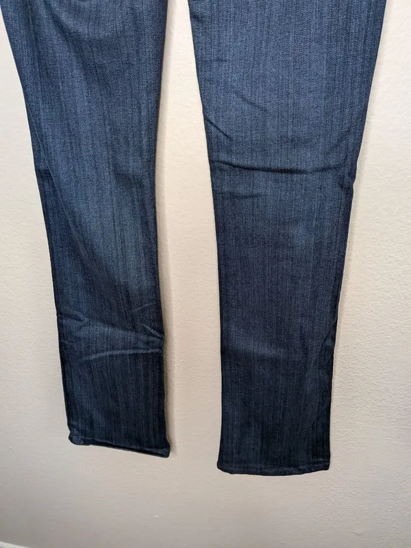 Paige Manhattan Bootcut Dark Wash Womens Jeans Size 26 Inseam 32" - Image 4
