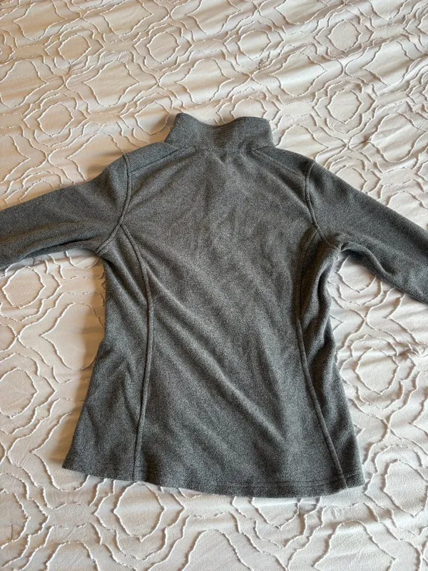 The North Face Hiking 1/4 Zip Fleece Pullover - Charcoal - Image 5