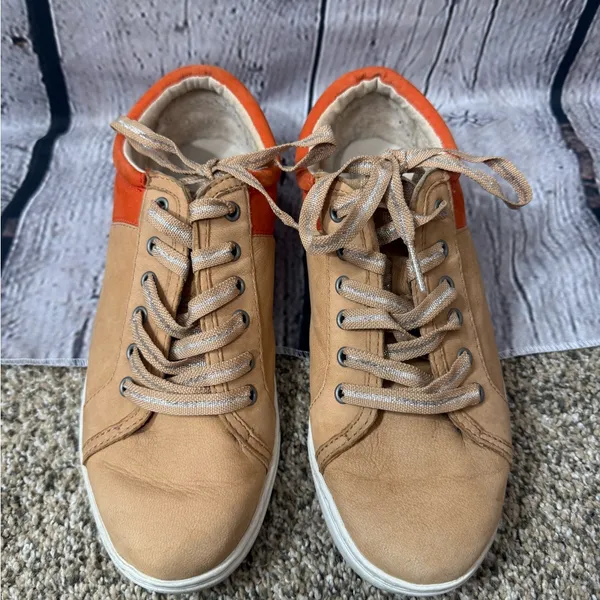 Women’s UGG Tommy Prix sneakers in tawny and Orange size 8.5 - Image 3