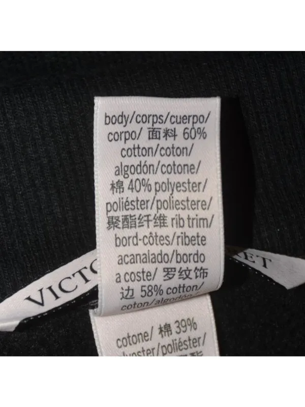 Victoria's Secret Womens XXL Black Quarter Zip Fleece Pullover Sweatshirt 2XL - Image 11