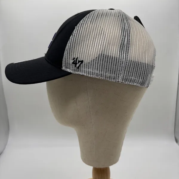 47 Brand NEW Colorado‎ Rockies Trucker Cap Womens Black Snapback Adjustable MVP Hat - Image 2
