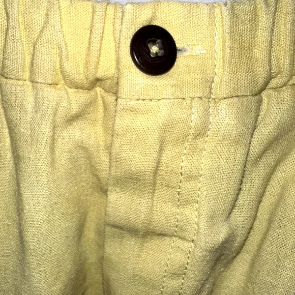Patagonia Women's Size Medium Yellow Island Hemp Shorts 8" Drawstring Pockets - Image 2