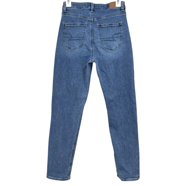 American Eagle Blue Jeans Stretch Denim Size 6 Long Women's - Image 8