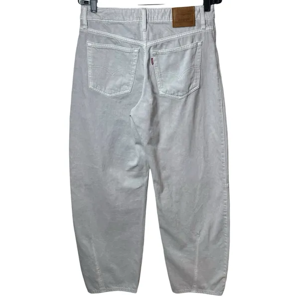 Levi's Premium Baggy Dad Barrel Jeans Kumo Light Wash‎ Grunge Capsule Chic 28 - Image 5