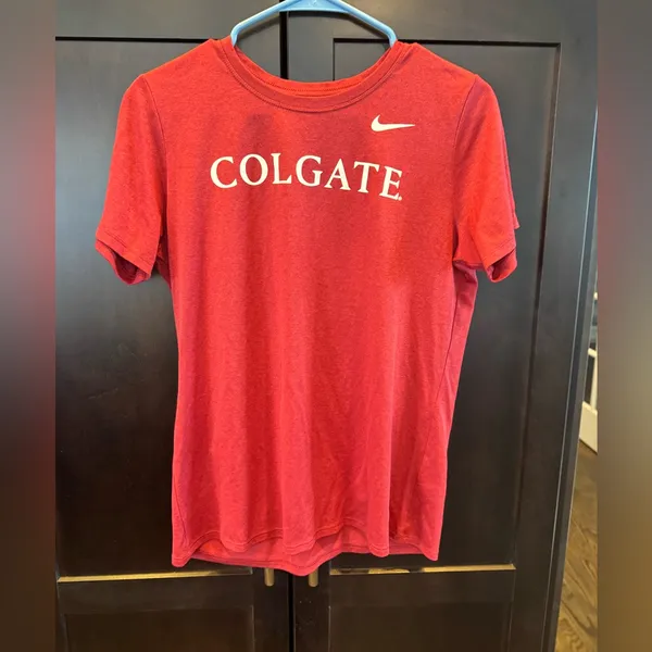 Nike Colgate Maroon Red Dri-FIT T-Shirt - Image 2