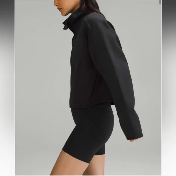 Lululemon Mixed Fabric Half-Zip Pullover - Image 2