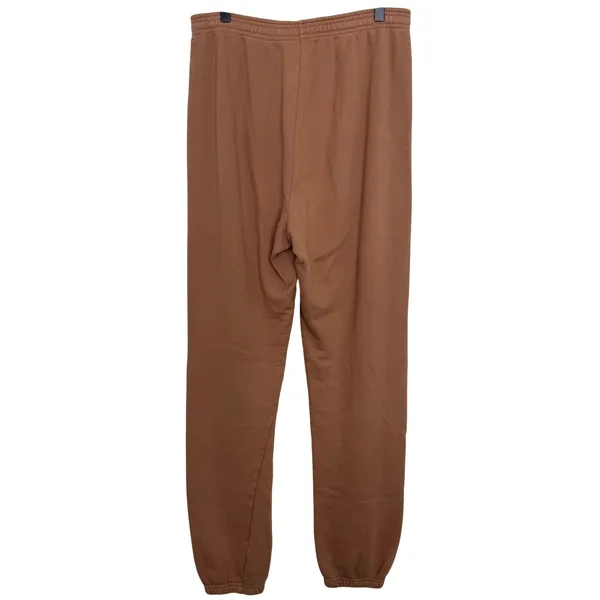 SKIMS Outdoor Fleece Joggers Sweatpants Tiger Eye Brown Size Medium 100% Cotton - Image 7