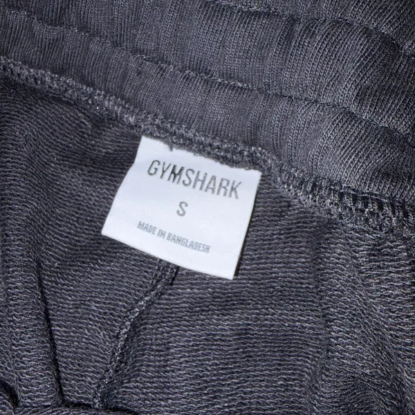 Gymshark Women’s Oversized Black Joggers Size Small Campus Classics NEW - Image 2