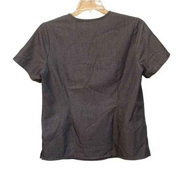 FIGS Catarina One Pocket Scrub Top Graphite‎ Medium Medical Healthcare Nurse - Image 3