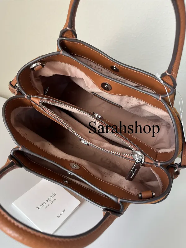 Kate Spade Dumpling Suede Satchel - Image 8