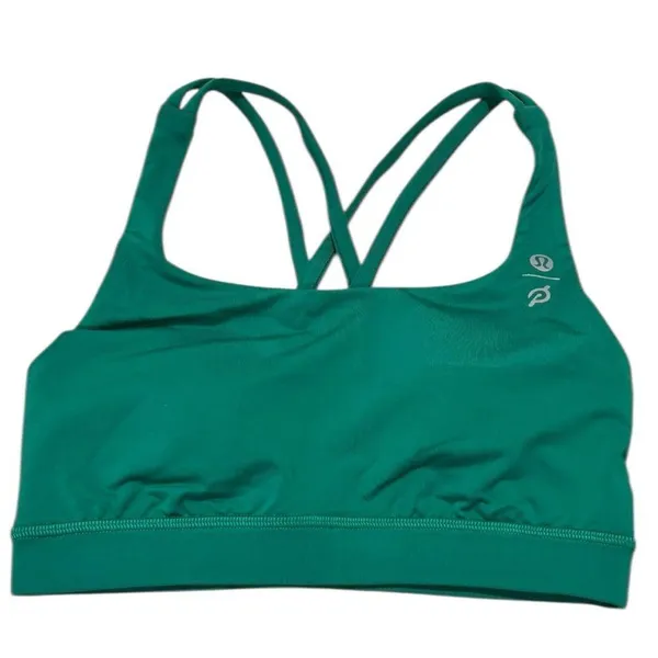 Lululemon Energy Bra Medium Support, B–D Cups green size 4 NWT - Image 3